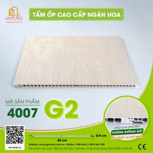 Tấm ốp PVC G2 – 4007